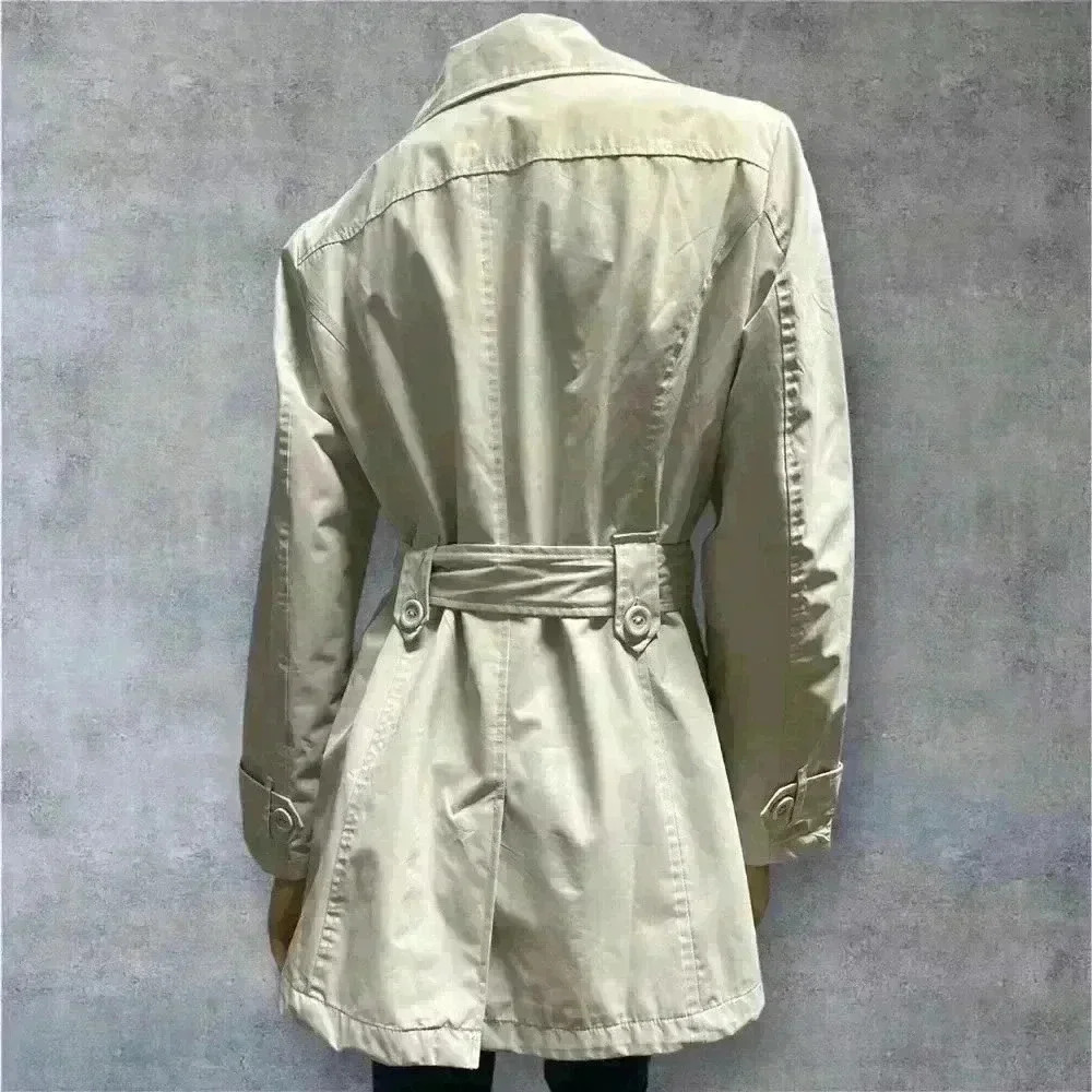 White Stag Classic women’s trench coat Belted Jacket Women’s Sz S 4-6 - Picture 11 of 14